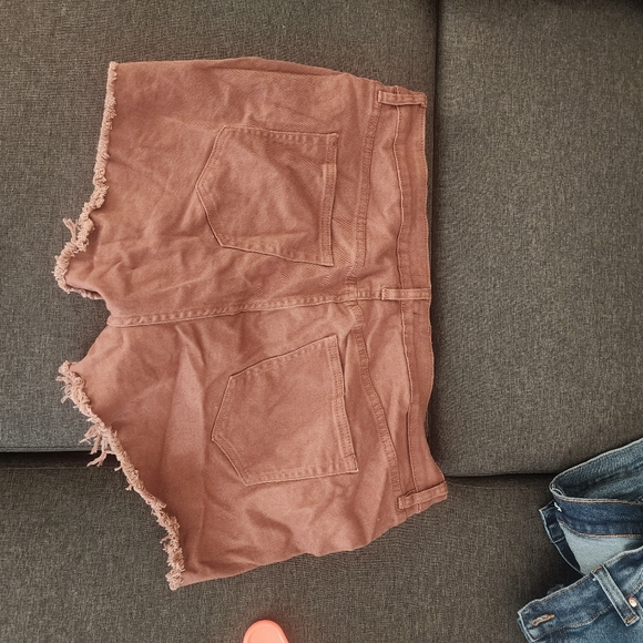 (Unused)High waist distressed jean shorts - Picture 3 of 4